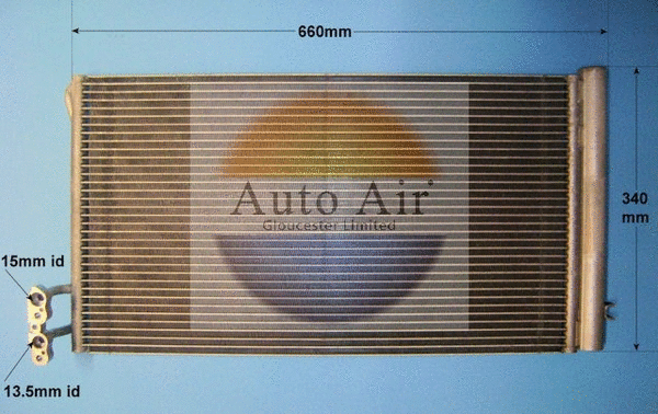 Condenseur, climatisation AUTO AIR GLOUCESTER 16-1065