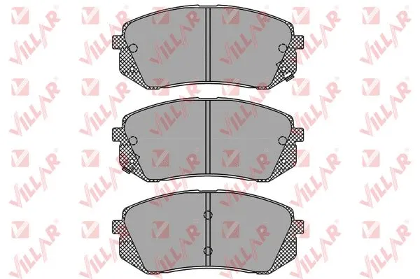 Kit de plaquettes de frein, frein à disque VILLAR 626.1415