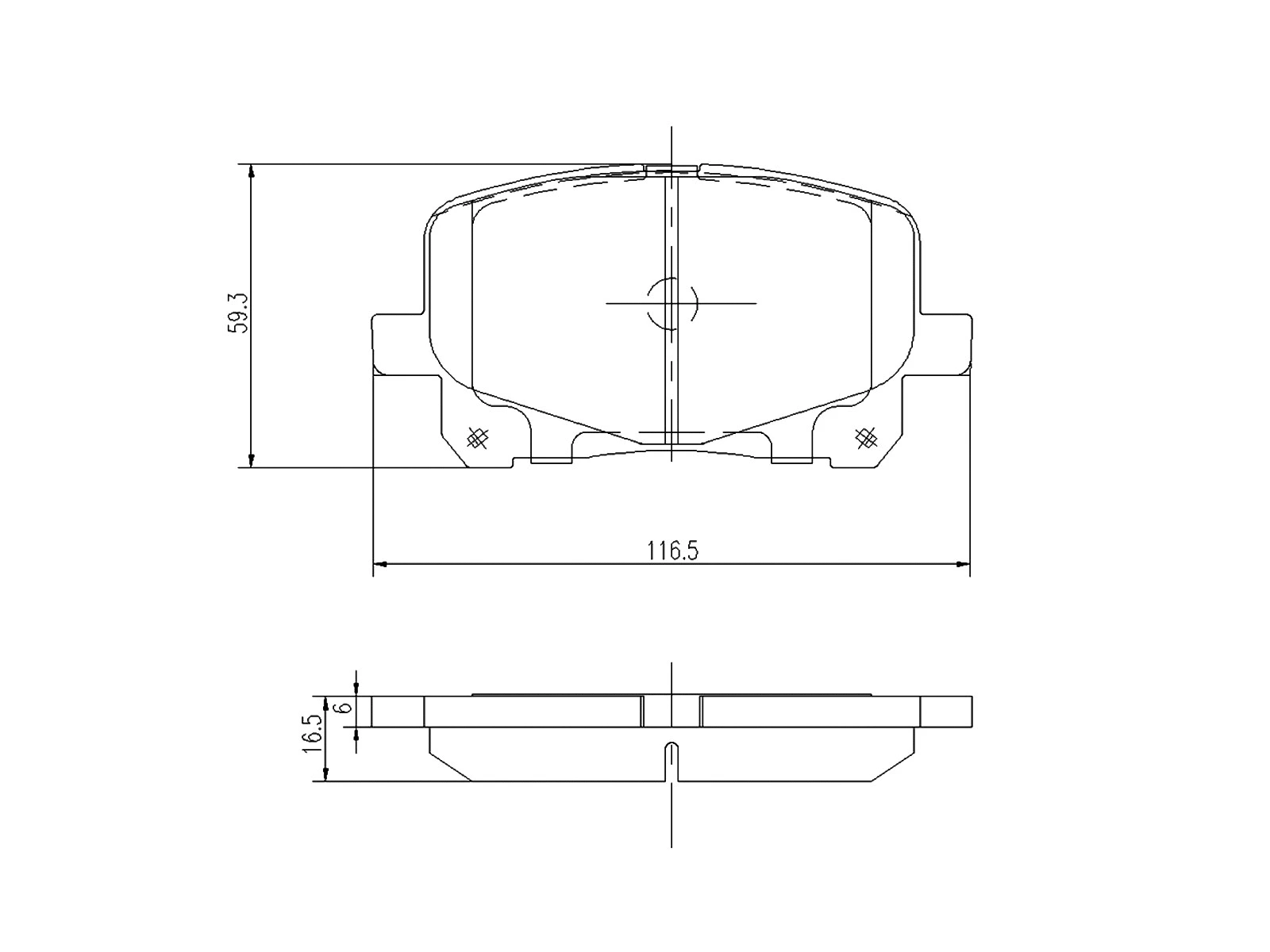 Kit de plaquettes de frein, frein à disque A.Z. Meisterteile AZMT-44-022-1213