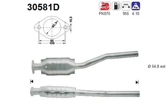 Catalyseur AS 30581D