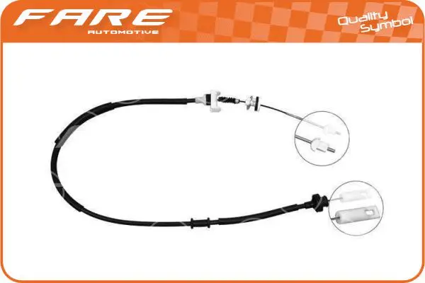 Tirette à câble, commande d'embrayage FARE-RCH 24376