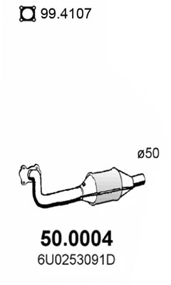 Catalyseur ASSO 50.0004