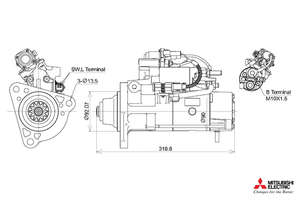 Démarreur KUTNAK AUTOMOTIVE 723405/M