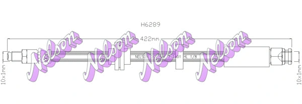 Flexible de frein KAWE H6289