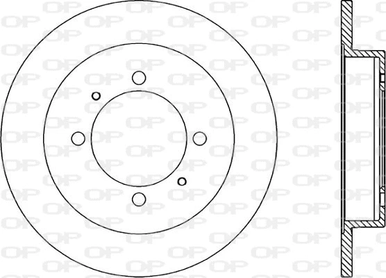 Disque de frein OPEN PARTS BDA1735.10