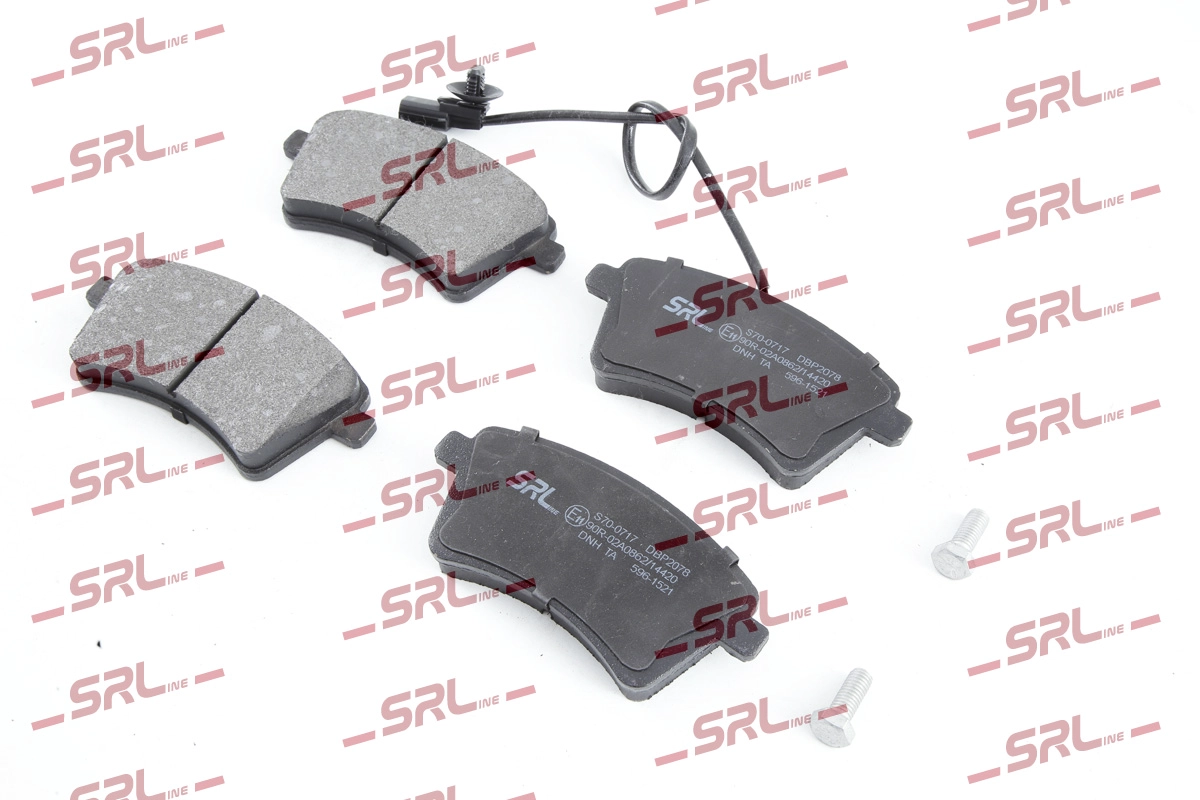 Kit de plaquettes de frein, frein à disque SRLine S70-0717