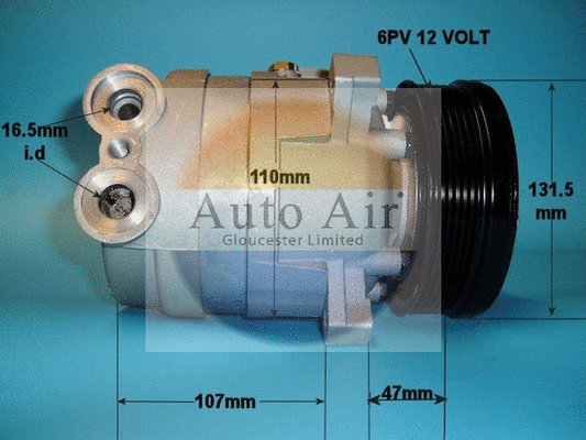 Compresseur, climatisation AUTO AIR GLOUCESTER 14-5106P