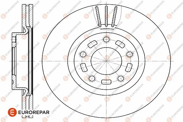 Disque de frein EUROREPAR 1642760180