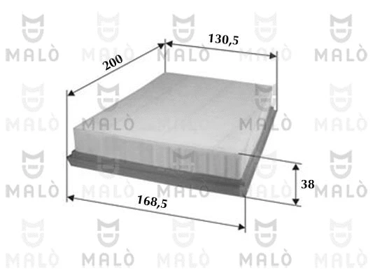 Filtre à air AKRON-MALÒ 1500129