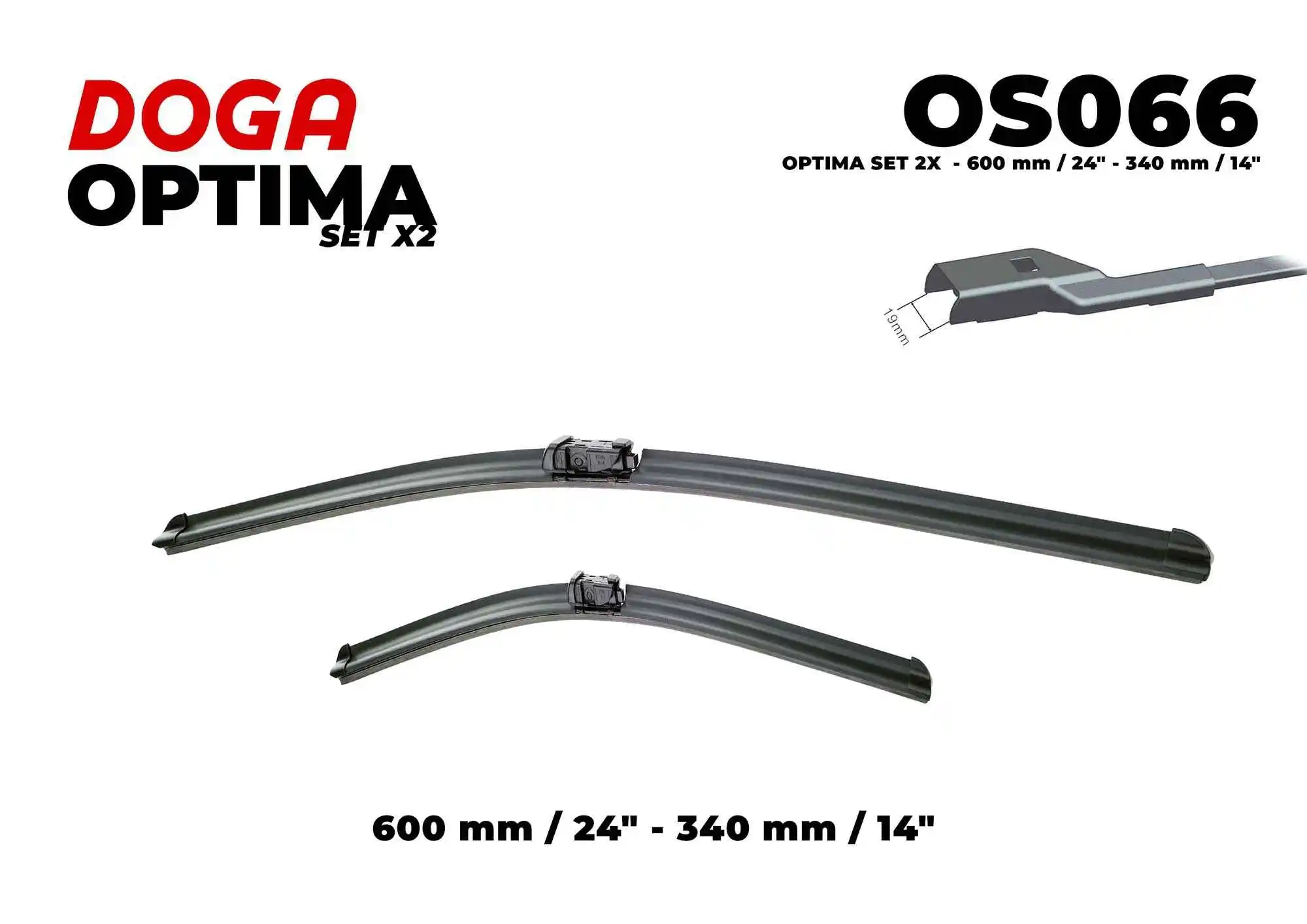 Balai d'essuie-glace DOGA OS066