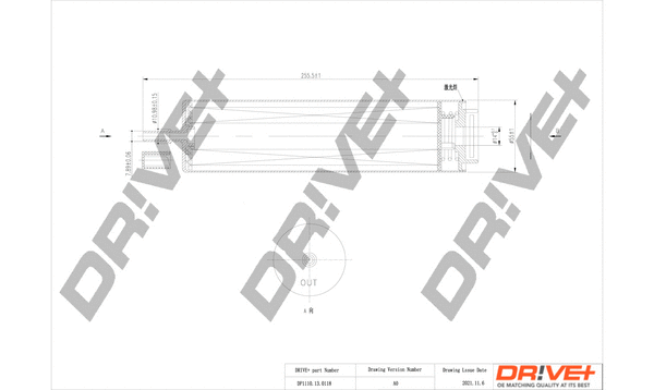 Filtre à carburant Dr!ve+ DP1110.13.0118