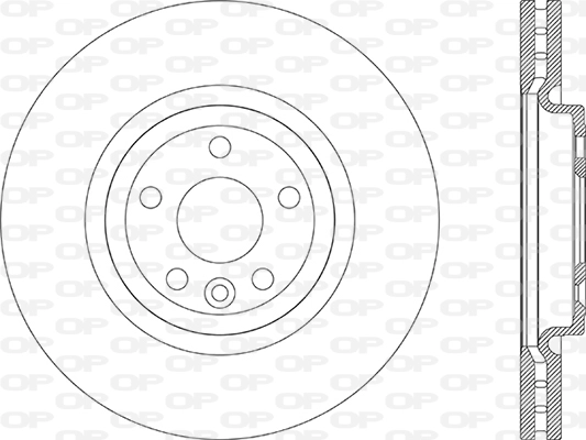 Disque de frein OPEN PARTS BDR2871.20