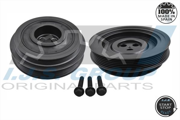 Kit de poulies, vilebrequin IJS GROUP 17-1084SET