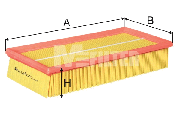Filtre à air MFILTER K 727