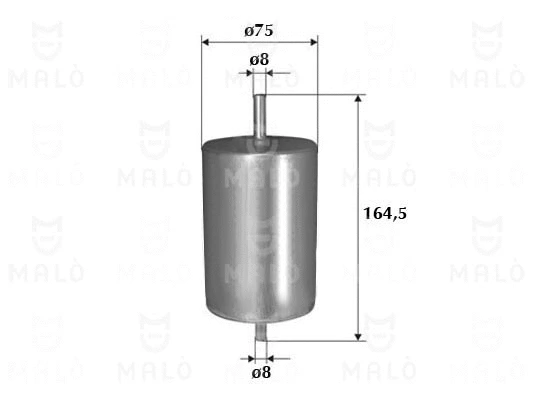 Filtre à carburant AKRON-MALÒ 1520183