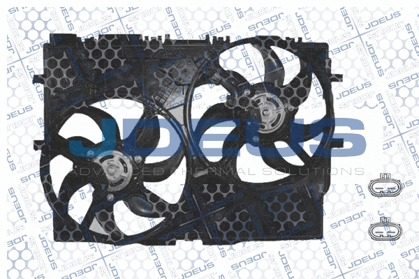 Ventilateur, refroidissement du moteur JDEUS EV0111210