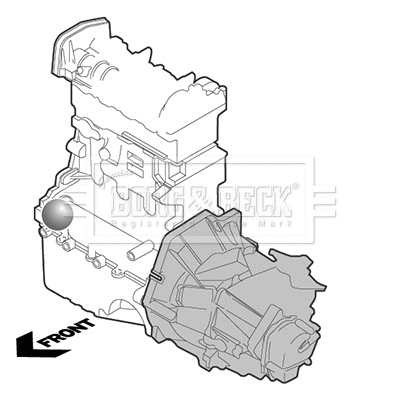 Support moteur BORG & BECK BEM3953