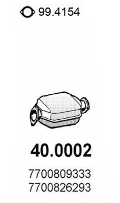 Catalyseur ASSO 40.0002
