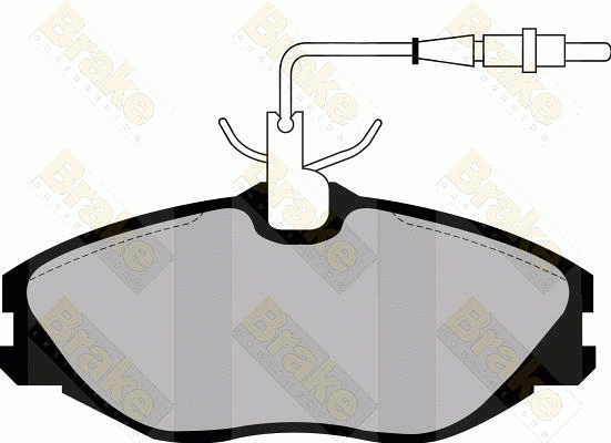 Kit de plaquettes de frein, frein à disque Brake ENGINEERING PA1113