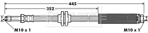 Flexible de frein BORG & BECK BBH7360