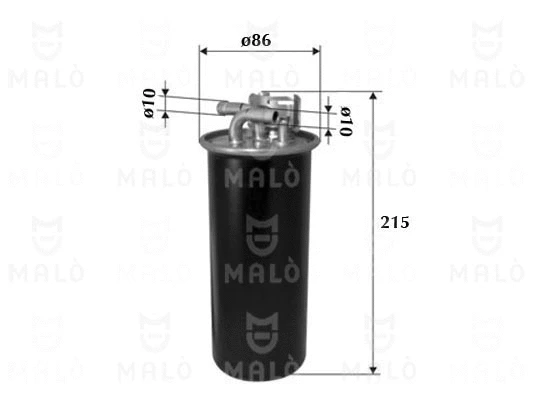 Filtre à carburant AKRON-MALÒ 1520088