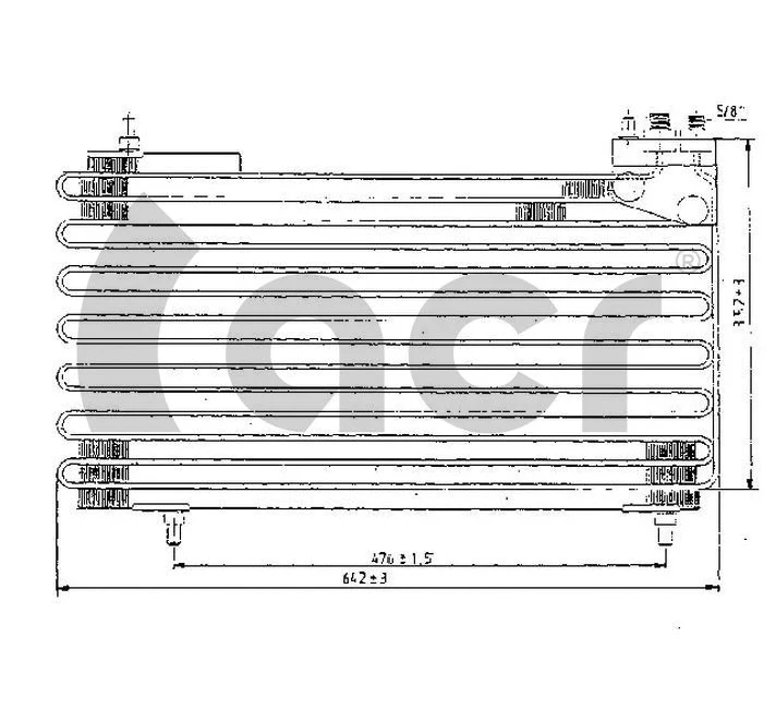 Condenseur, climatisation ACR 300201