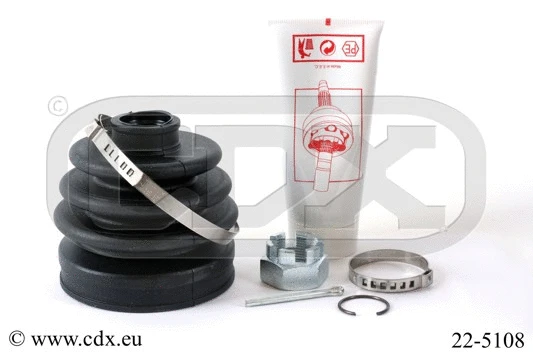 Jeu de joints-soufflets, arbre de commande CDX 22-5108