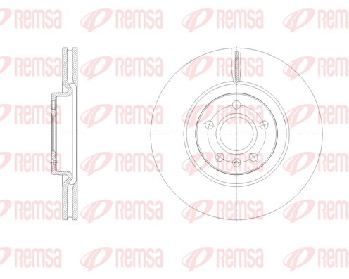 Disque de frein REMSA 62129.10