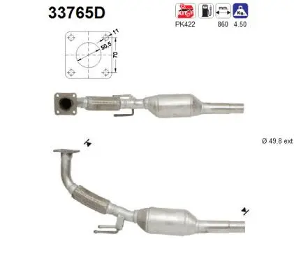 Catalyseur AS 33765D