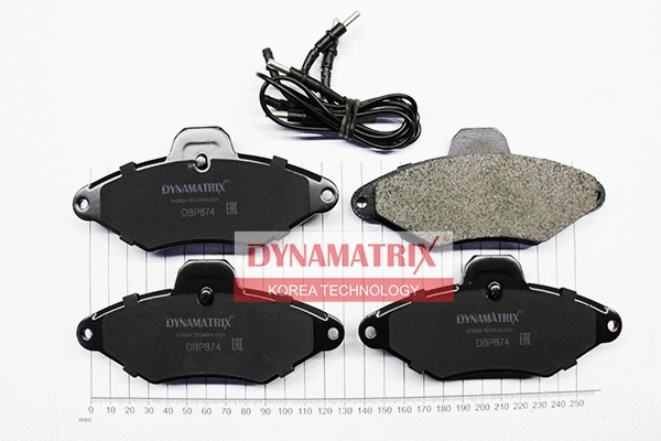 Kit de plaquettes de frein, frein à disque DYNAMATRIX DBP874