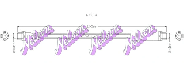 Flexible de frein KAWE H4359