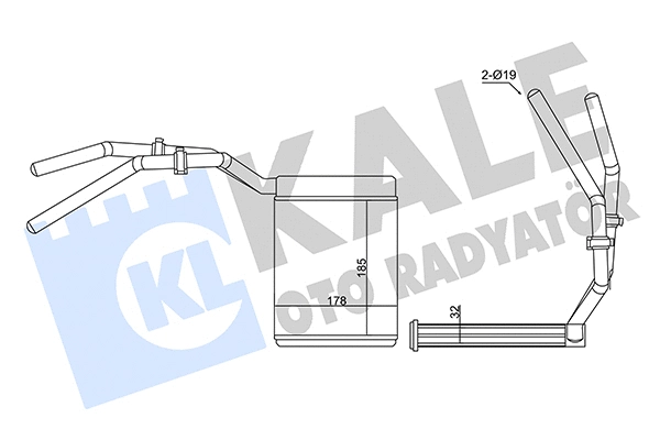 Système de chauffage KALE OTO RADYATÖR 347390