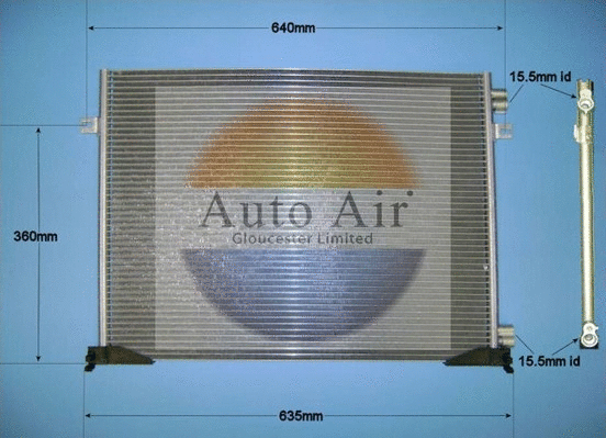 Condenseur, climatisation AUTO AIR GLOUCESTER 16-1356A