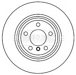 Disque de frein BORG & BECK BBD5260