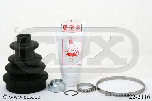 Jeu de joints-soufflets, arbre de commande CDX 22-2116