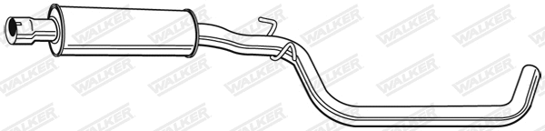 Silencieux central WALKER 22880