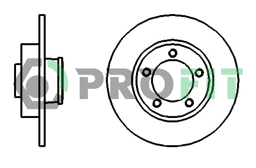 Disque de frein PROFIT 5010-1498