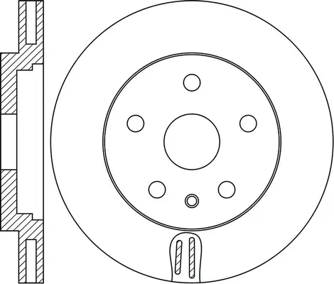 Disque de frein FIT FR0873V