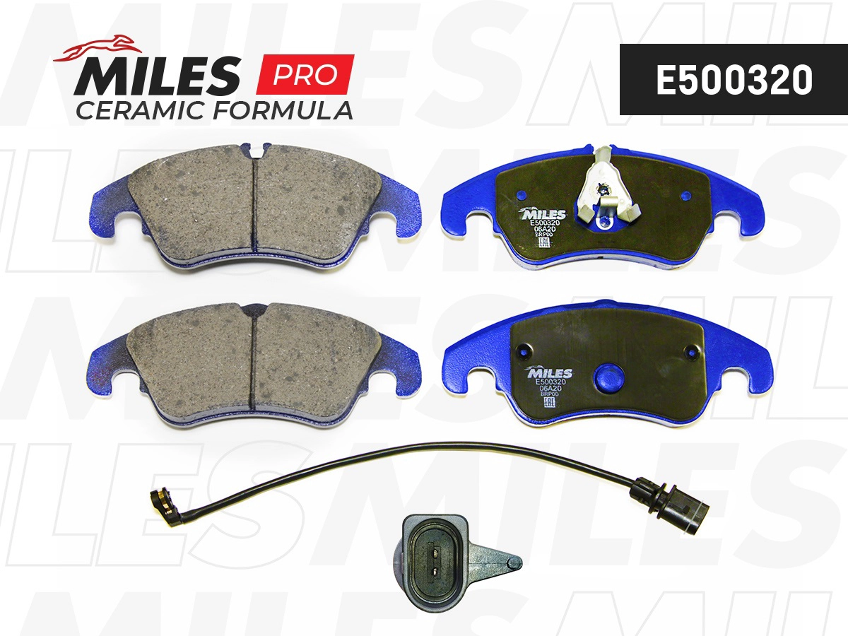 Kit de plaquettes de frein, frein à disque MILES E500320