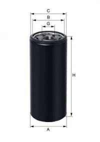 Filtre à huile UNIFLUX FILTERS XO155