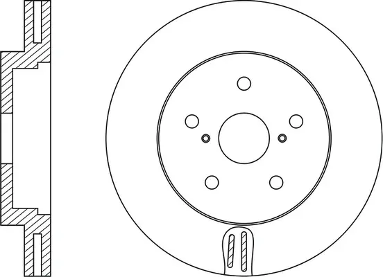 Disque de frein FIT FR0633V