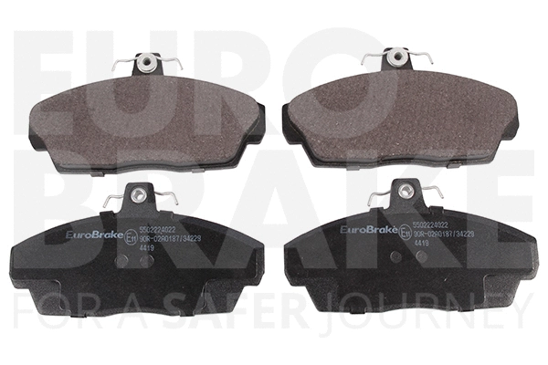 Kit de plaquettes de frein, frein à disque EUROBRAKE 5502224022