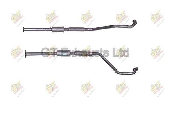 Silencieux central GT Exhausts GHY103