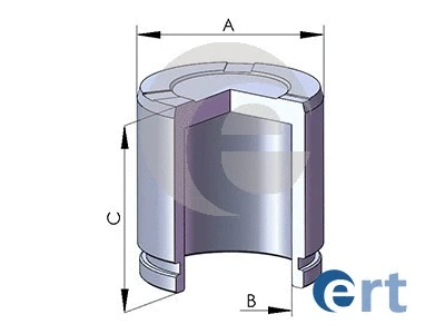 Piston, étrier de frein ERT 151546-C