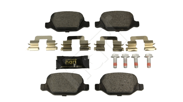 Kit de plaquettes de frein, frein à disque HART 248 976