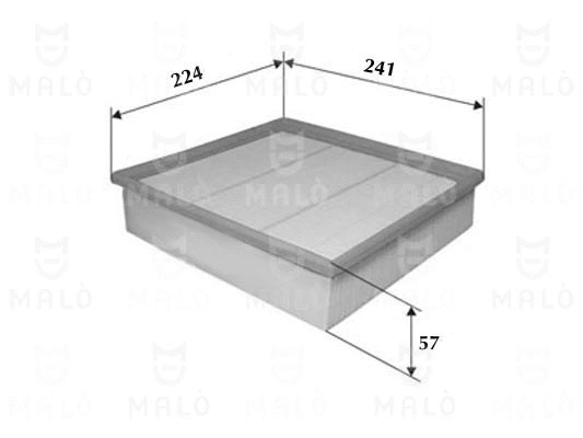 Filtre à air AKRON-MALÒ 1500246