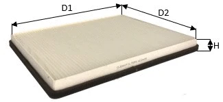 Filtre, air de l'habitacle CLEAN FILTERS NC2425