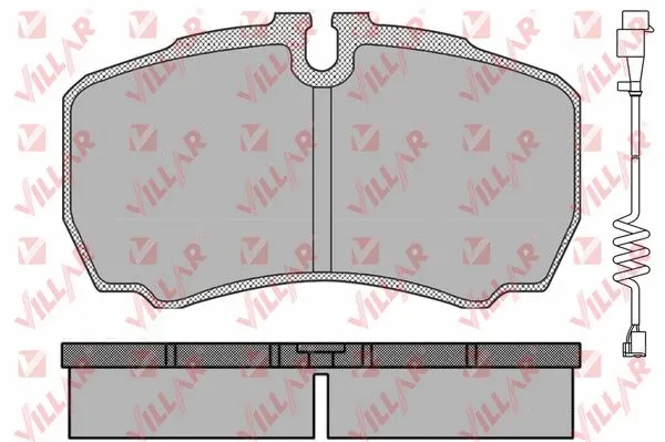 Kit de plaquettes de frein, frein à disque VILLAR 626.0830A