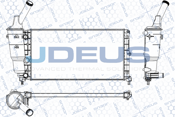 Radiateur, refroidissement du moteur JDEUS M-0360090