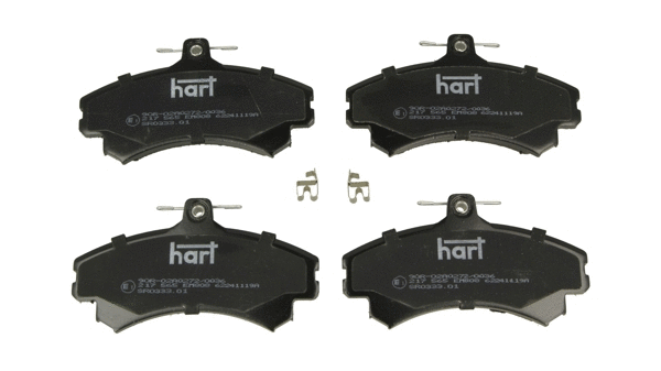 Kit de plaquettes de frein, frein à disque HART 217 565